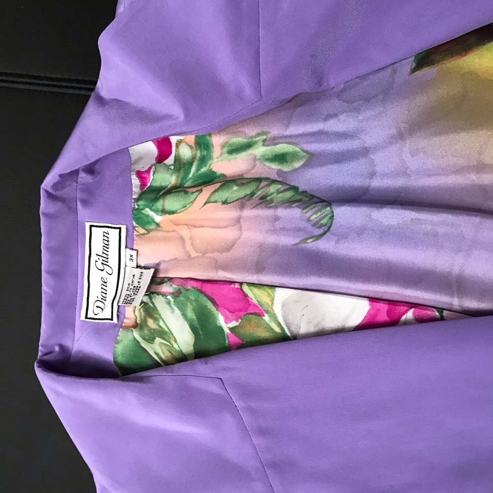 Diane Gilman Silk Suit Set